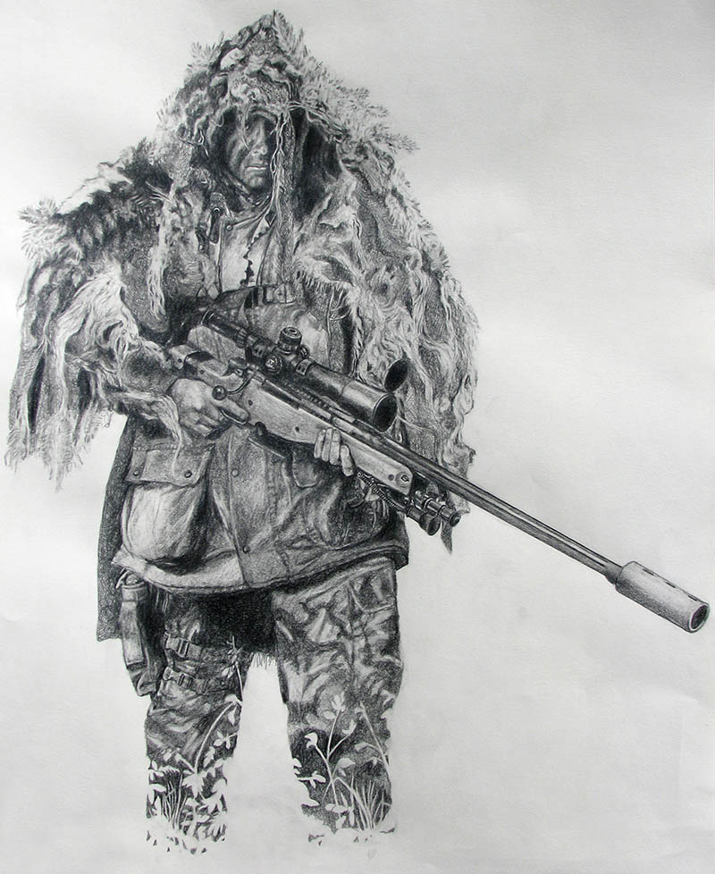 portrait of sniper